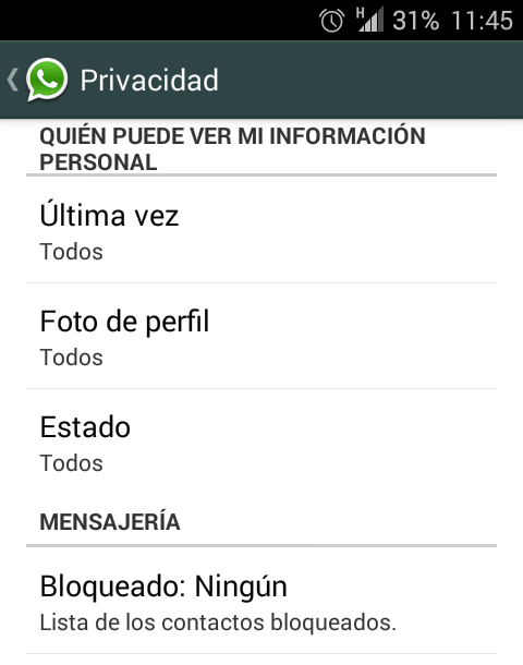 WhatsApp-Privacidad