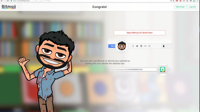 bitmoji chrome