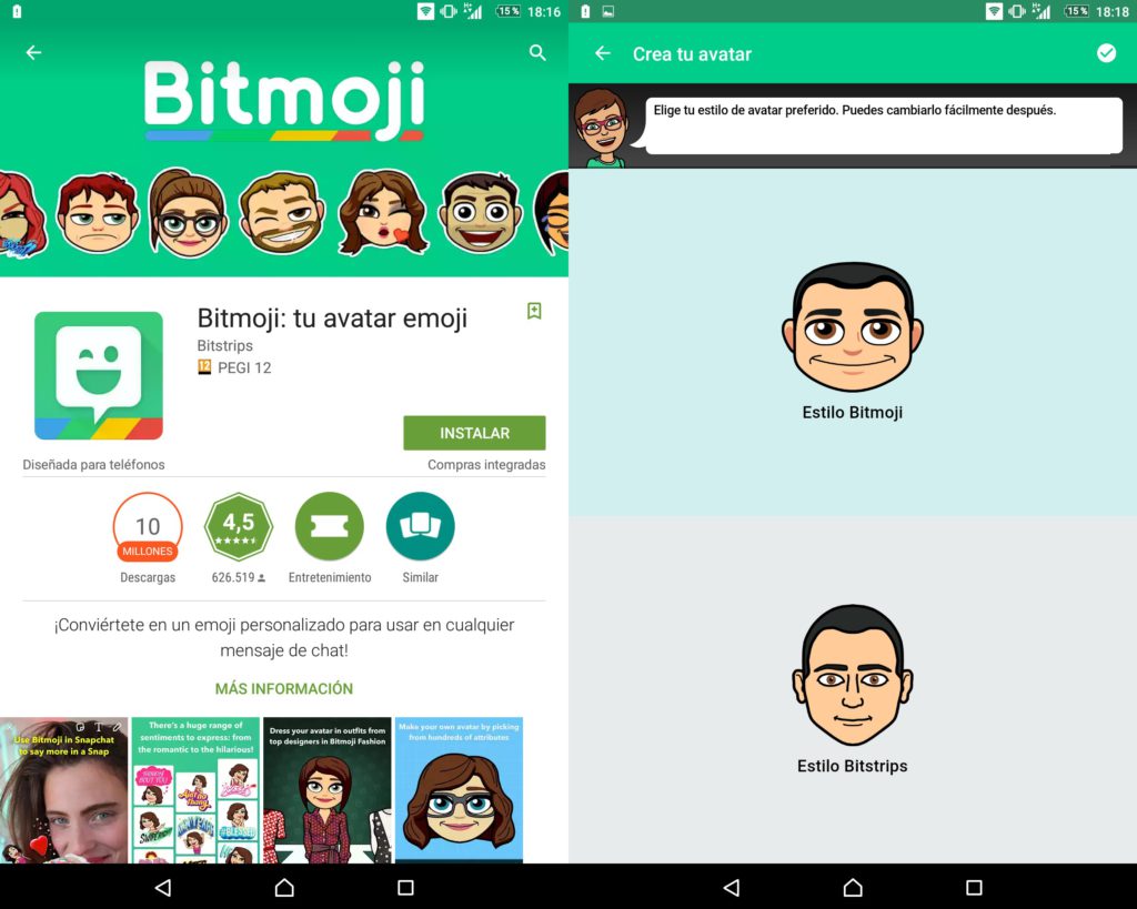 bitmoji descargar