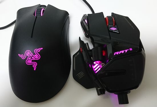 RAZER DEATHADDER CHROMA VS MADCATZ