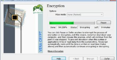 VeraCrypt Encrypting Partition Portada