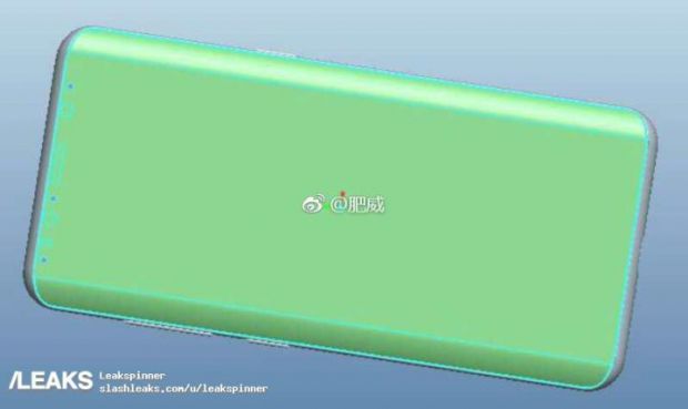 render galaxy s9 frontal