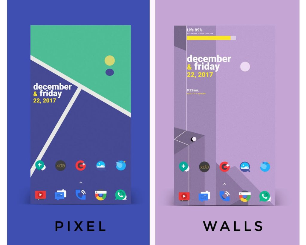 pixel walls