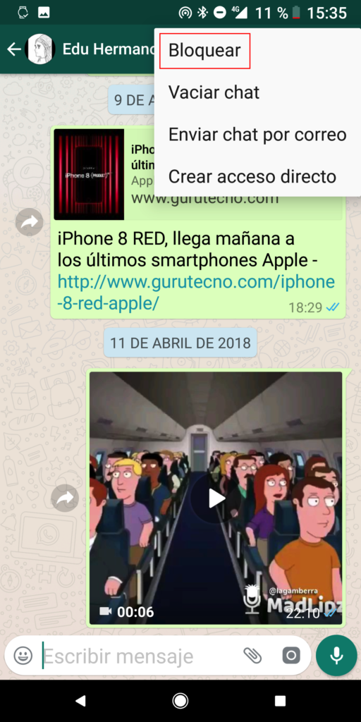 Aprende A Bloquear Fácilmente Un Contacto En Whatsapp 6360