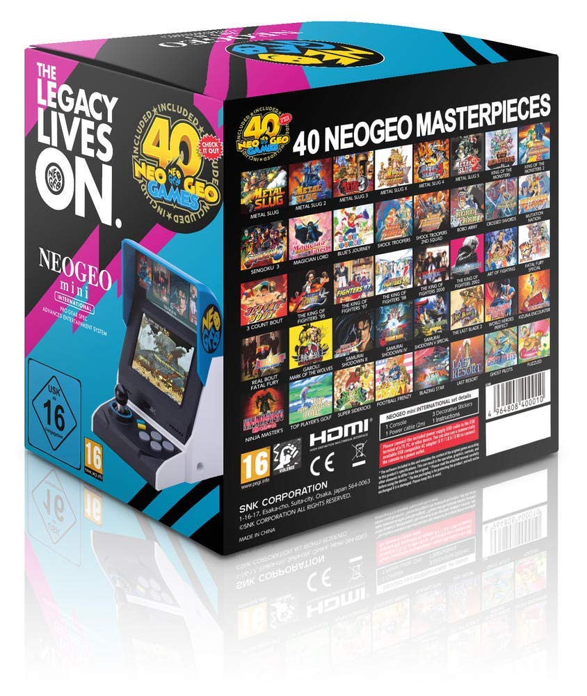 Neo Geo Mini ya es oficial y a un precio apetecible 1 Neo Geo Mini 40 juegos
