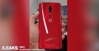oneplus 6 rojo