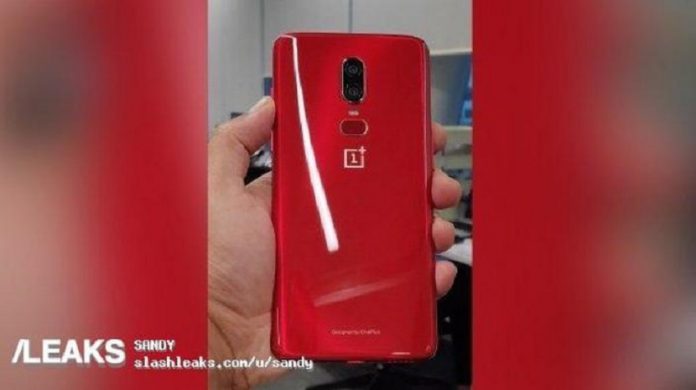 oneplus 6 rojo
