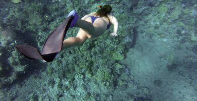 snorkeling cámara acuática