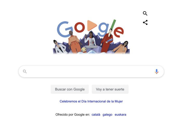Google Doodle dia internacional de la mujer