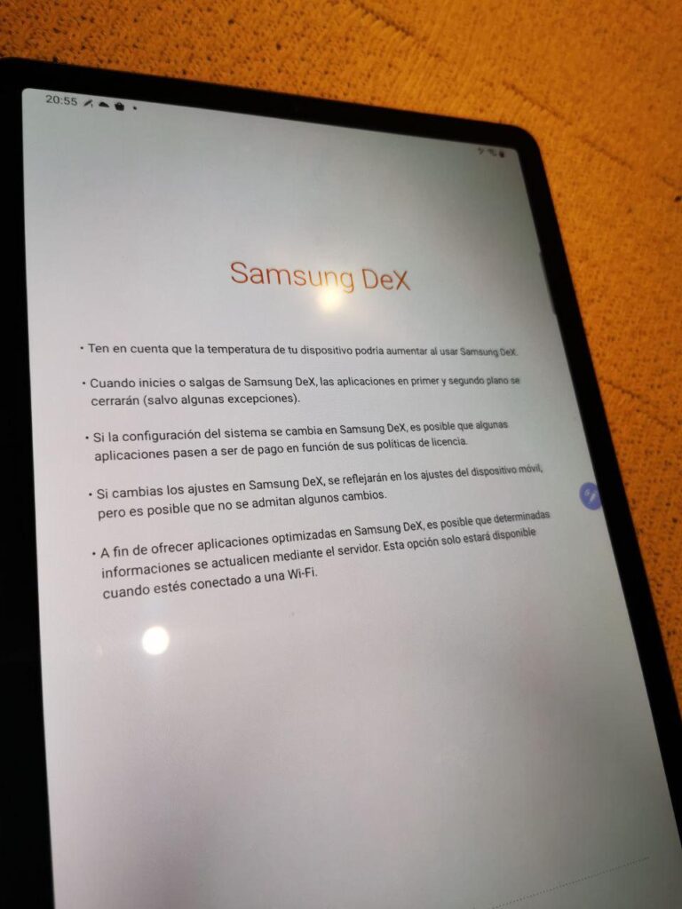 Samsung Tab S6 DeX