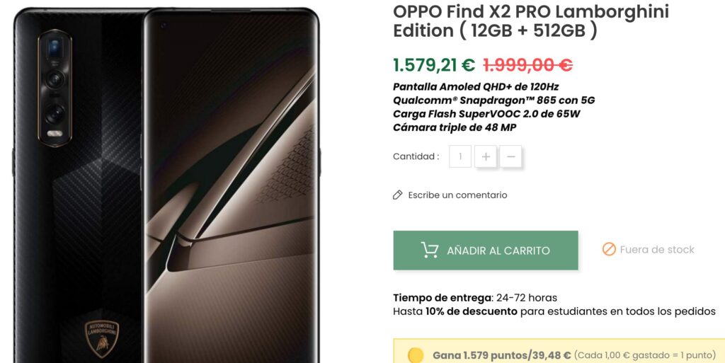 OPPO ofertas sin IVA