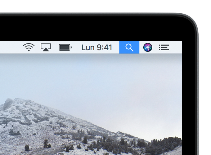 macos high sierra menu bar spotlight crop