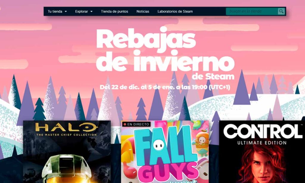 Steam rebajas invierno 2020