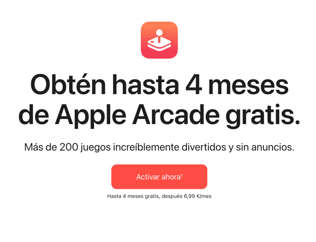 Apple Arcade gratis