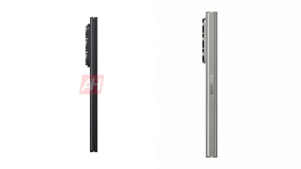Comparativa entre el Samsung Galaxy Z Fold 7 (izq) y el Galaxy Z Fold 6 (der)