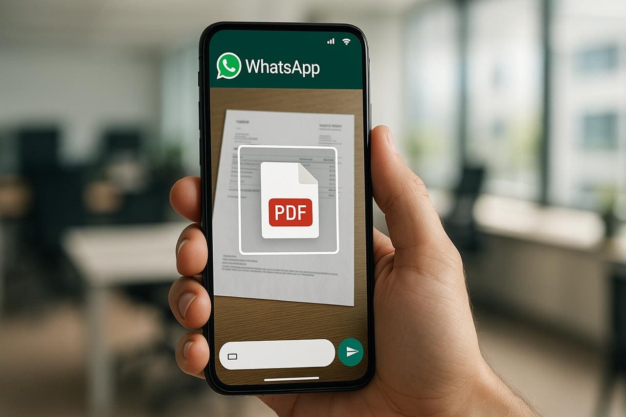 WhatsApp escanear documentos