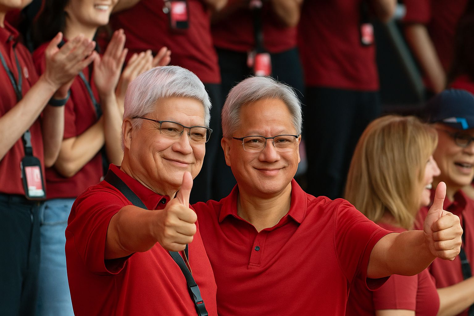 Jensen Huang campus de TSMC