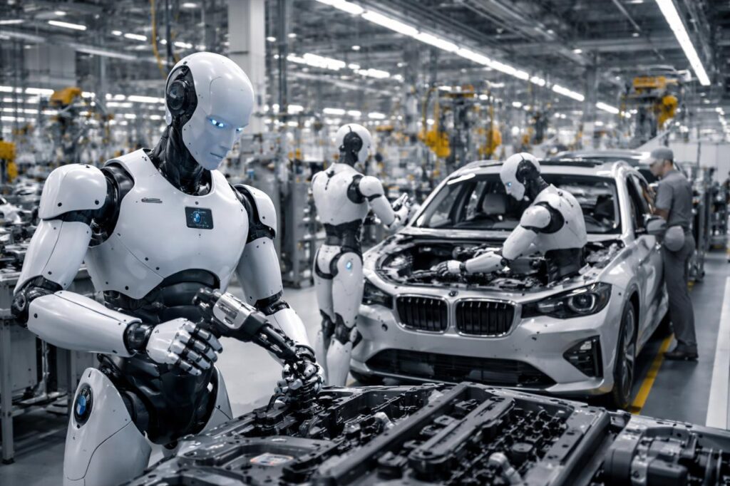 El "Plan Marshall" de OpenAI: Semanas de 4 días y peajes para robots ante el fin del trabajo humano 1 BMW despliega robots humanoides