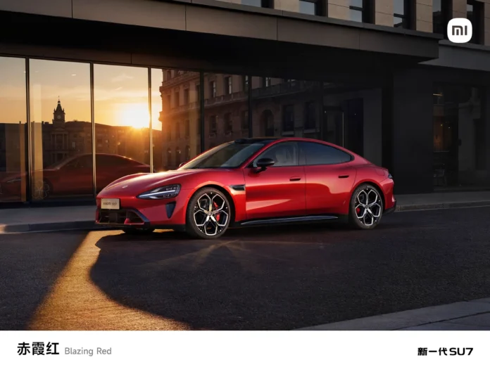 Xiaomi SU7 Rojo Carmesi?