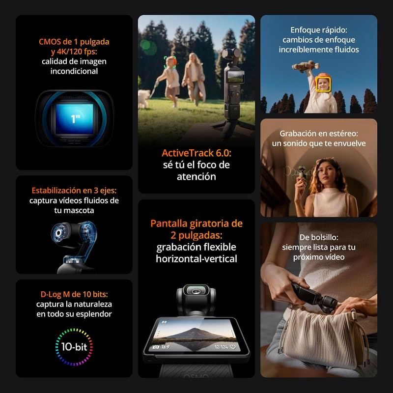 DJI Pack para Creadores Osmo Pocket 3 specs