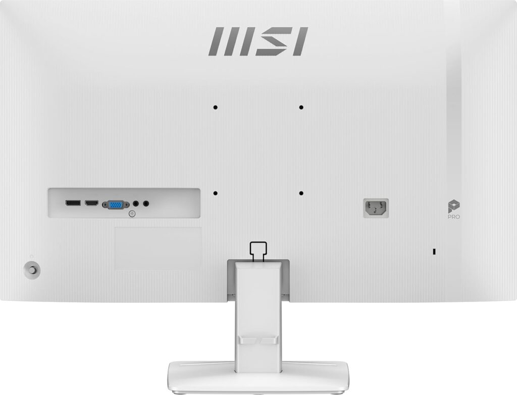 MSI Pro MP275W E2 trasera