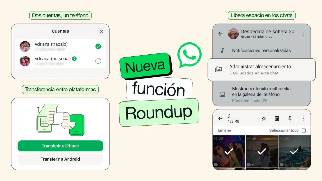 WhatsApp se rinde a la evidencia: Meta lanza el "botón del pánico" para tu almacenamiento y la IA que escribe por ti 1 WhatsApp marzo 2026