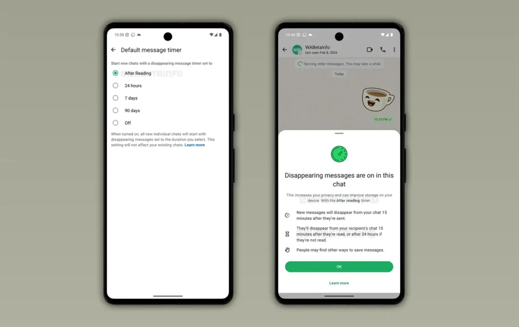 WhatsApp mensajes que se autodestruyen