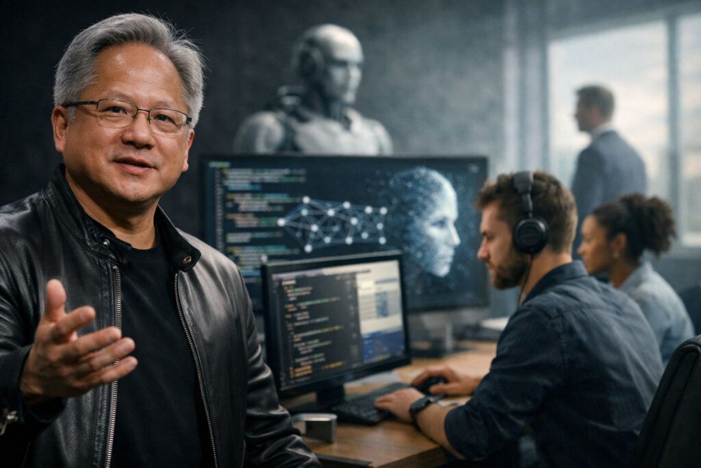 Jensen Huang IA trabajo