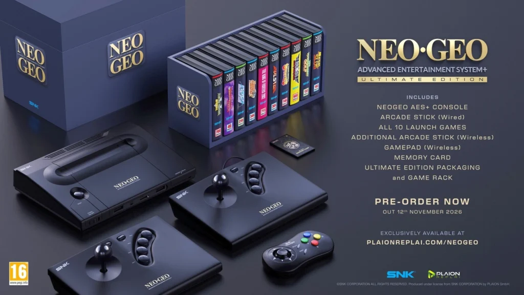 NeoGeo AES lanzamiento