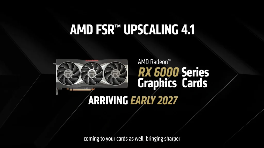 AMD FSR 4.1 "Redstone": La salvación para las RX 6000 y RX 7000 ya tiene fecha 1 AMD FSR 4.1