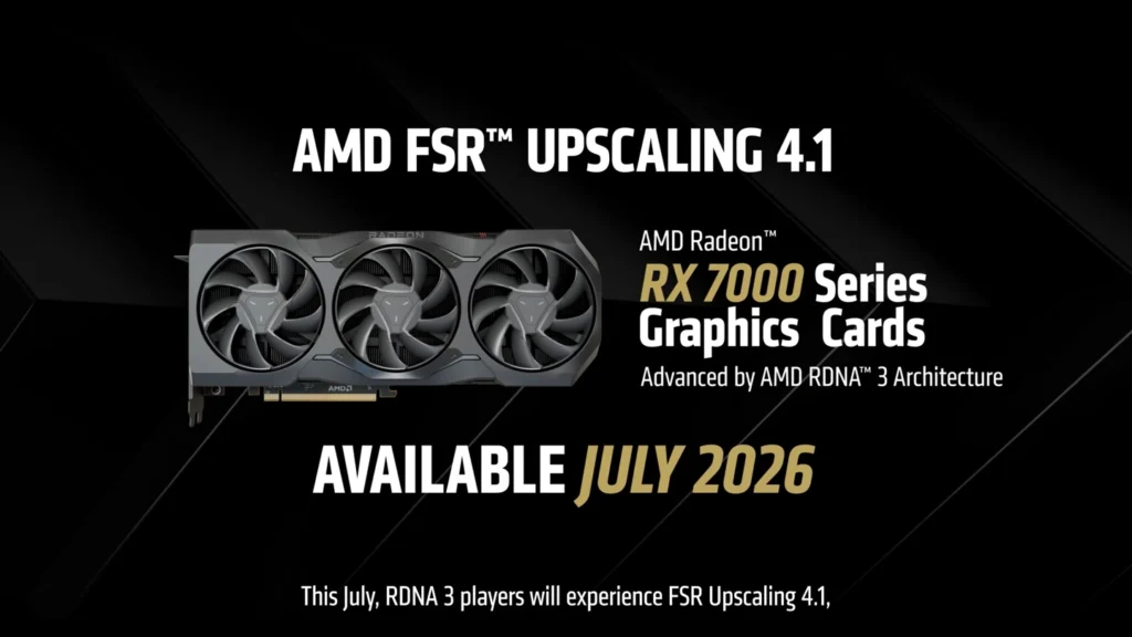 AMD FSR 4.1 "Redstone": La salvación para las RX 6000 y RX 7000 ya tiene fecha 2 AMD FSR 4.1 tarjetas 1