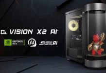 MSI MEG Vision X2 AI+: IA agéntica con «LuckyClaw» y la pecera holográfica AI Holostage