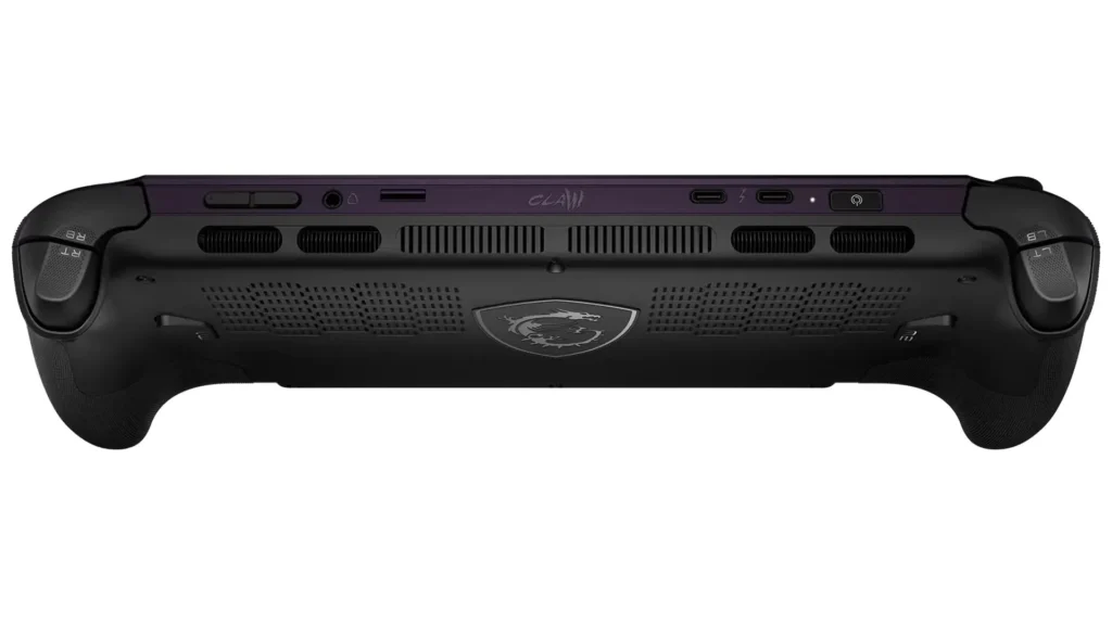 MSI Claw 8 EX AI gatillos