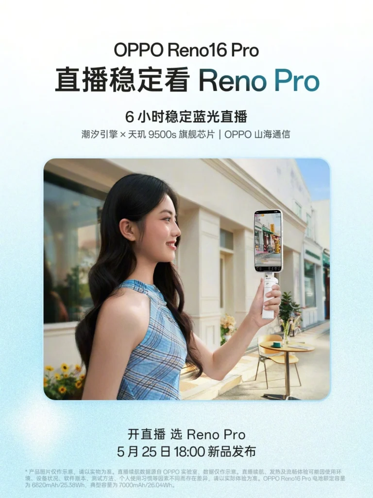 OPPO Reno16 Pro mayo 2026