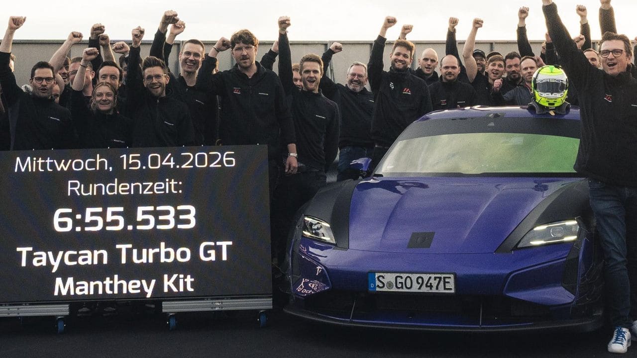 Porsche Taycan fulmina record 1