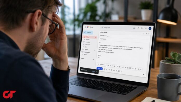 Gmail ecuperar un correo enviado error