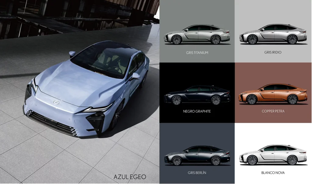 Lexus desafía a los SUV con una berlina espectacular: Híbrido o eléctrico por el mismo precio 1 Lexus ES colores