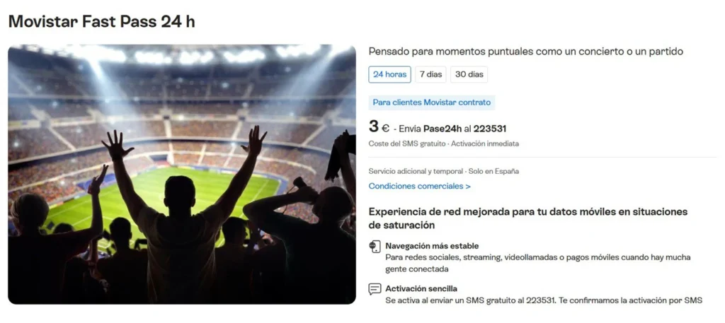 Movistar 5G Fast Pass