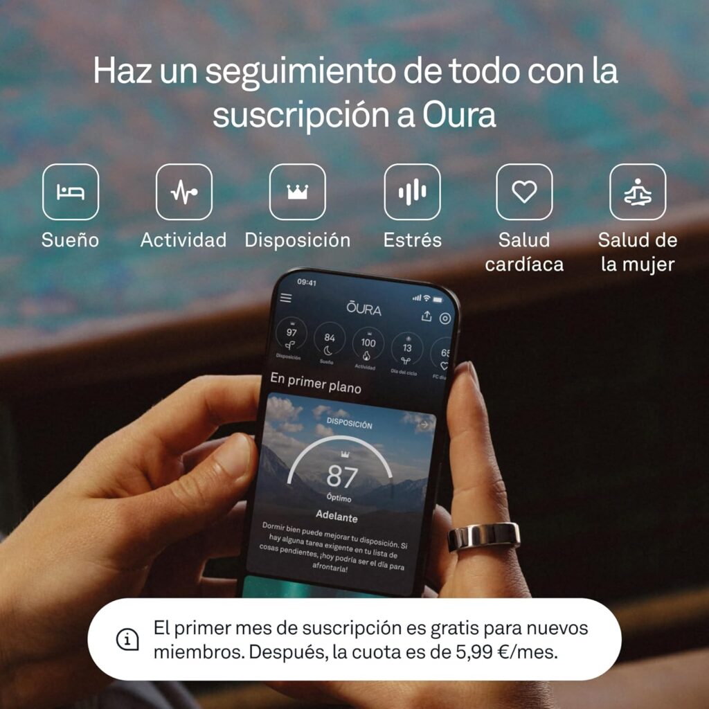 El anillo definitivo para jubilar a tu smartwatch: El OURA Ring 4 (Stealth) se desploma un 30% en Amazon 1 OURA Ring 4 oferta