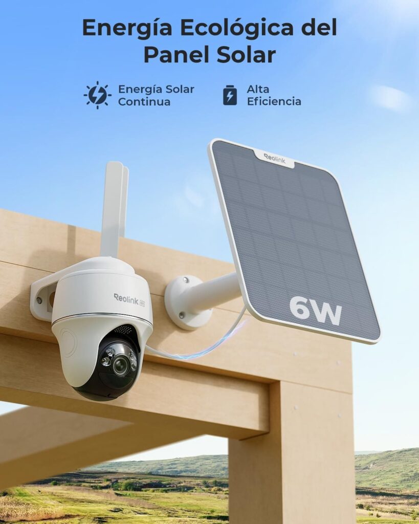 Reolink 4K 8MP con panel solar 1