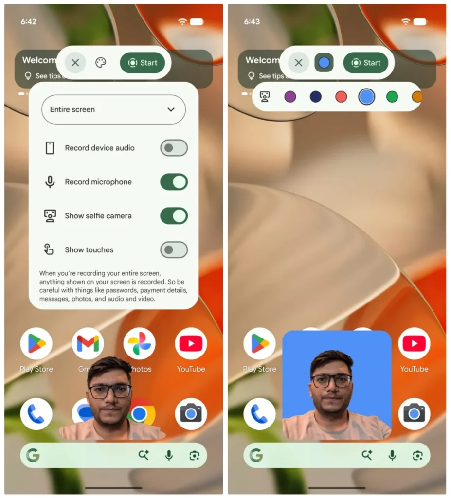 Screen Reactions