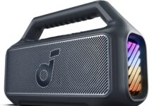 El altavoz Bluetooth Soundcore Boom 2 de 80W cae un 38% en Amazon