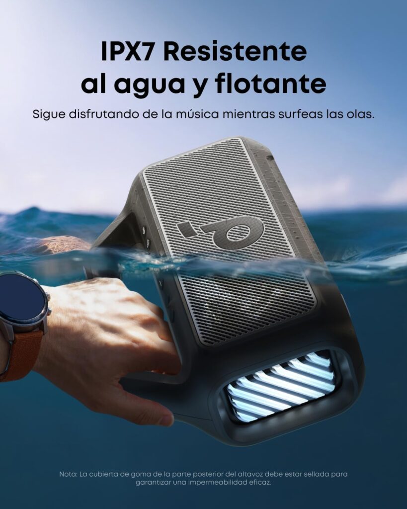 El altavoz Bluetooth Soundcore Boom 2 de 80W cae un 38% en Amazon 2 Soundcore Altavoz Bluetooth Potente Boom 2 amazon oferta 1