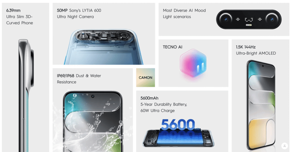 Tecno Camon Slim 1
