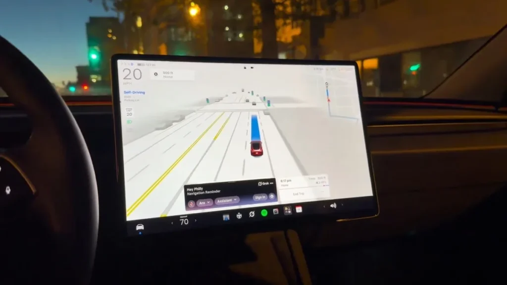 Elon Musk anuncia el control por voz de Grok para el FSD de Tesla 2 control por voz de Grok 2 1