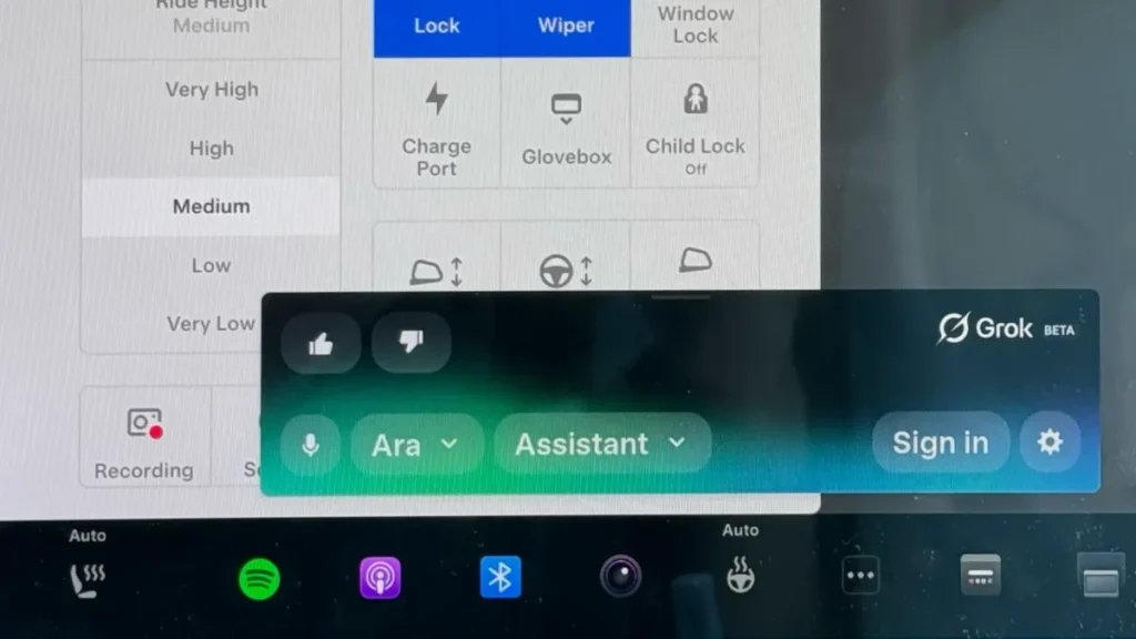 Elon Musk anuncia el control por voz de Grok para el FSD de Tesla 1 control por voz de Grok Tesla