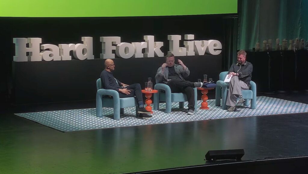 podcast Hard Fork Sadya Nadella Podcast 1