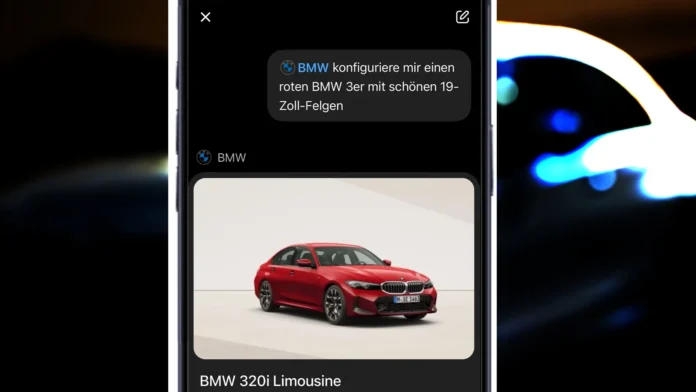Configure BMWs With ChatGPT