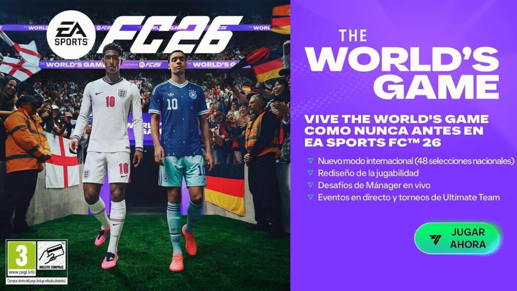 Locura total en Amazon por el Mundial: EA SPORTS FC 26 para PS5 se desploma un 54% 1 EA SPORTS FC 26 Standard Edition oferta 1