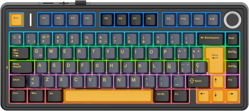 El secreto de los teclados perfectos: Por qué los mecánicos arrasan frente a los de membrana 1 EPOMAKER Aula F75 ISO ES